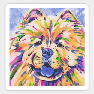 Chow Chow Dog Portrait Sticker